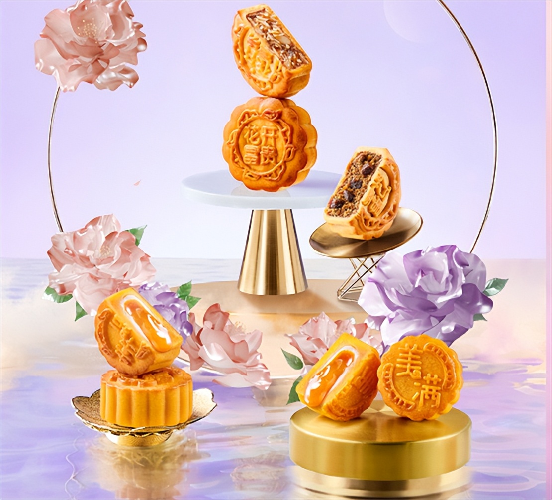 中秋节元祖月饼礼盒,元祖中秋月饼礼盒装