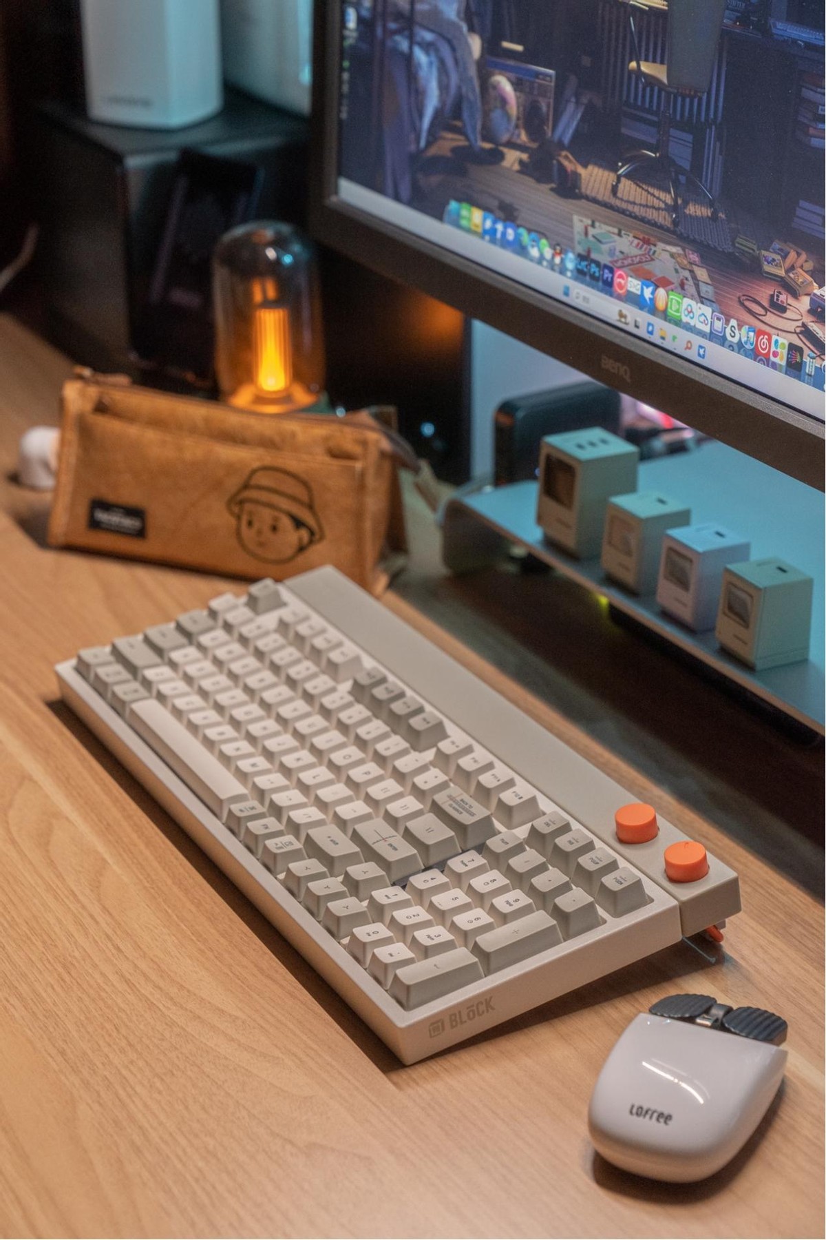 洛斐透明磨砂键盘测评,lofree洛斐机械键盘套装