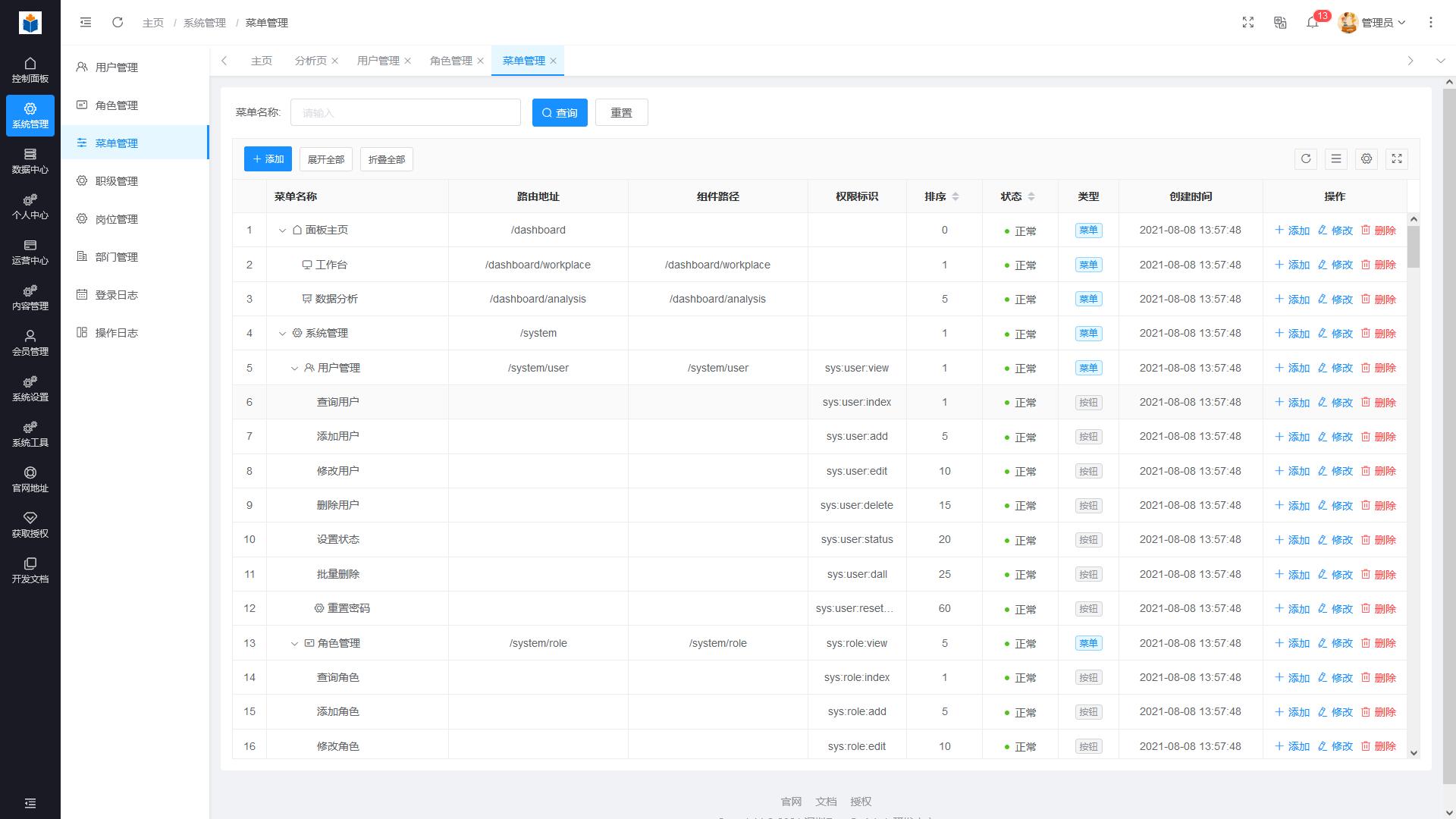 基于Gin+Vue+ElementUI实现的微信公众号平台系统