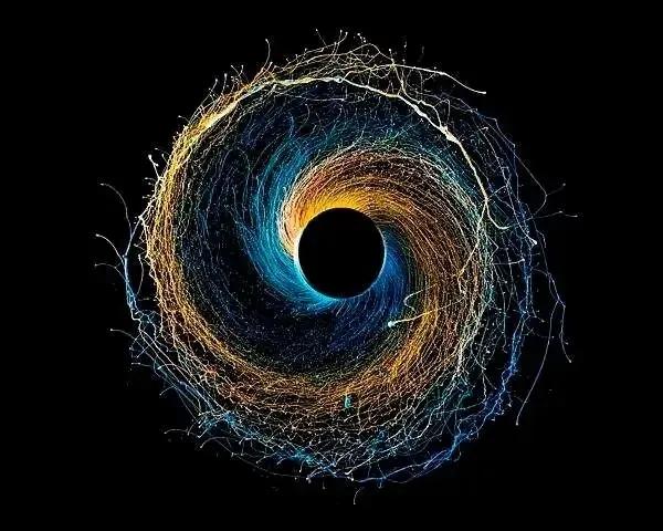 黑洞是什么物质构成的,黑洞是什么样子的