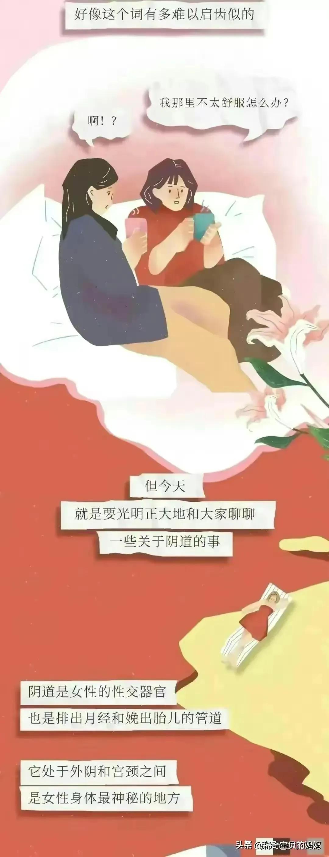 阴道是女性非常重要的器官，男女生都要认真了解一下！（漫画）