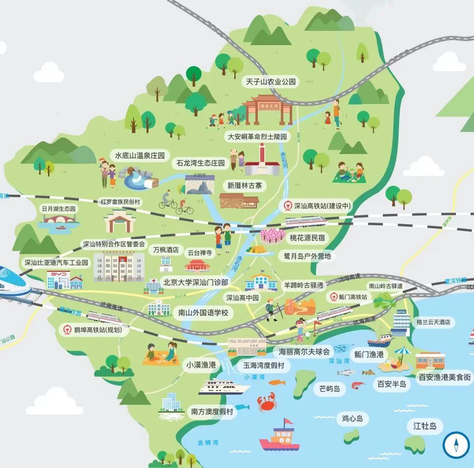 15个打卡景点8条旅游线路！最新五一深汕游攻略，官方推荐！