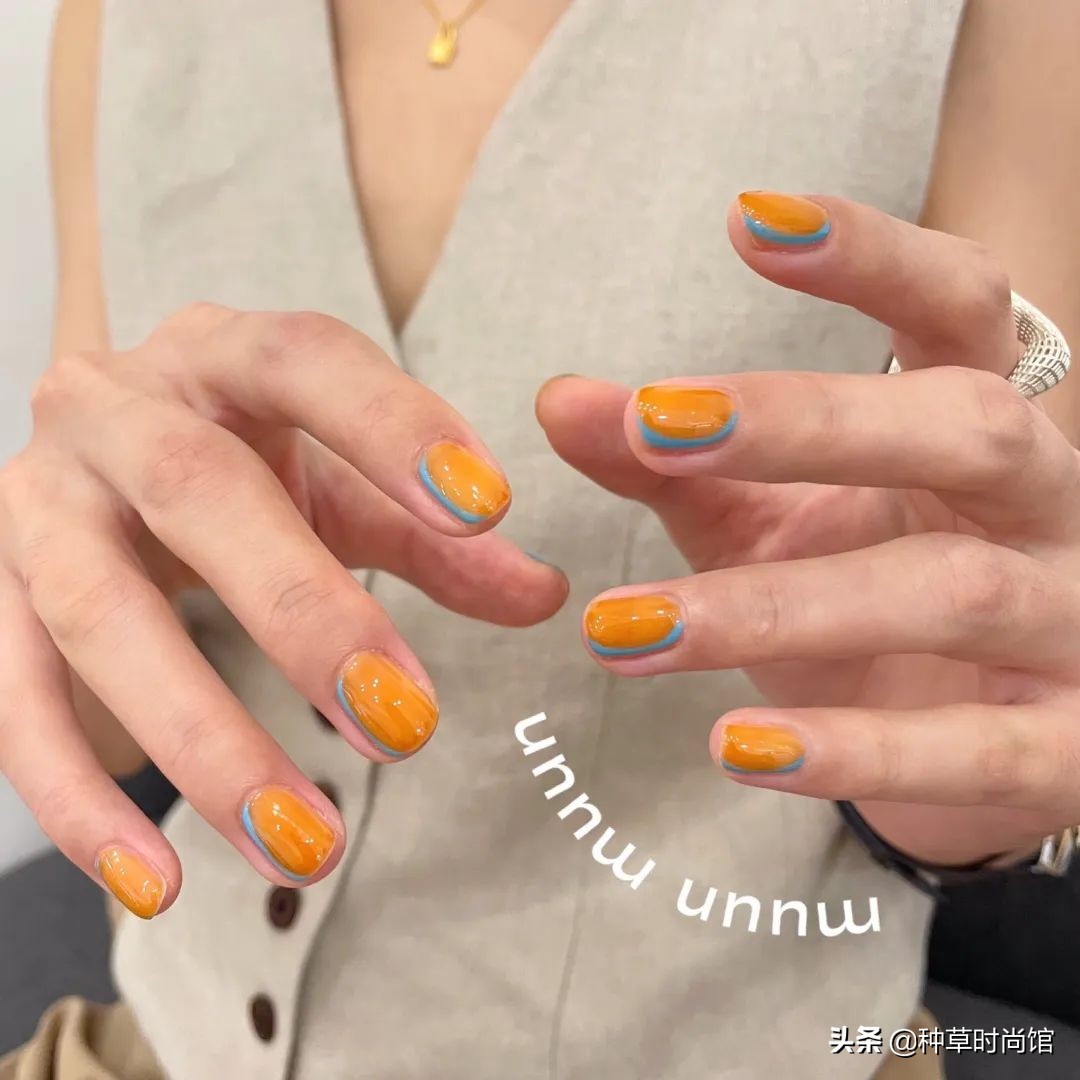 秋冬超显白高级感美甲,春日美甲图片最新款百搭