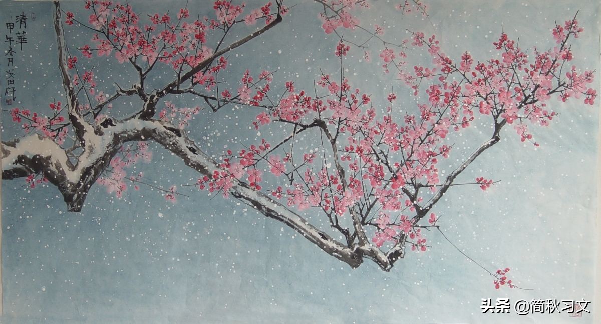 只留清气满乾坤写出了墨梅的什么,只留清气满乾坤写出了梅花的什么