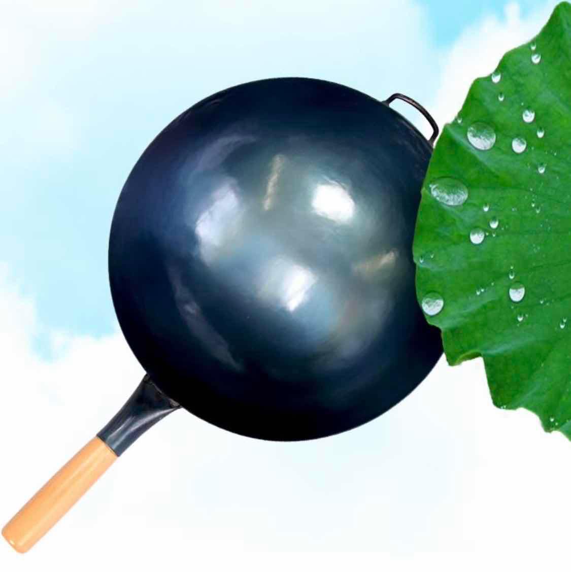 不粘锅铸铁锅,铸铁锅无涂层不粘锅炒锅