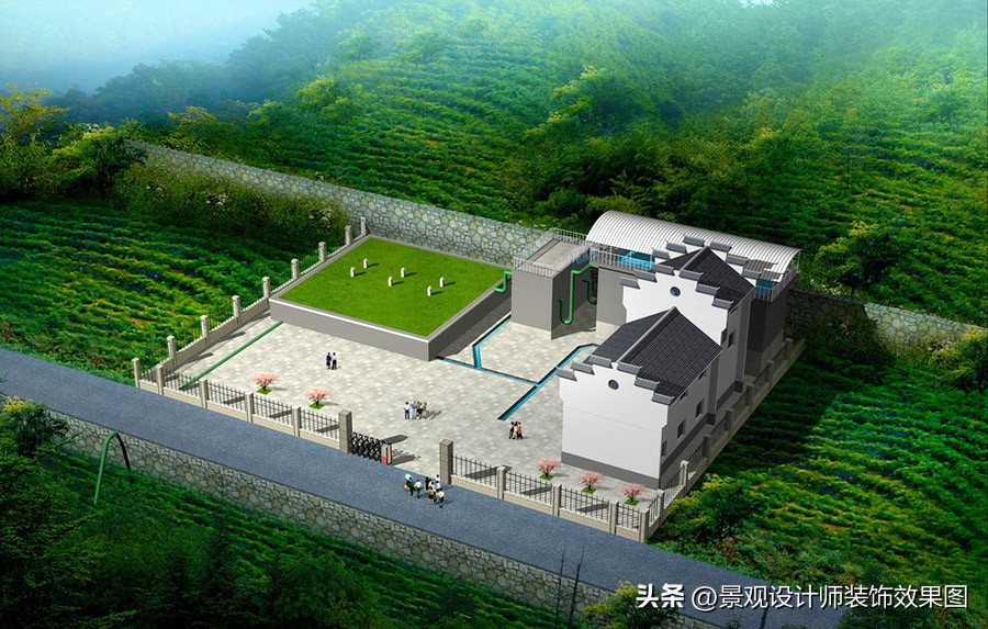 农家院进门设计效果图,农家院设计效果图大全欣赏