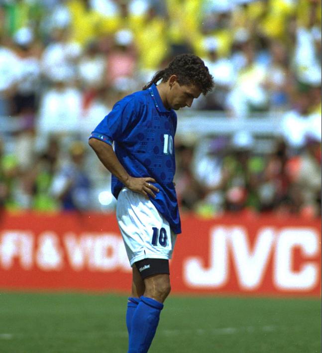 世界足坛被高估的十大球员巴乔,意大利巴乔经典阵容出场