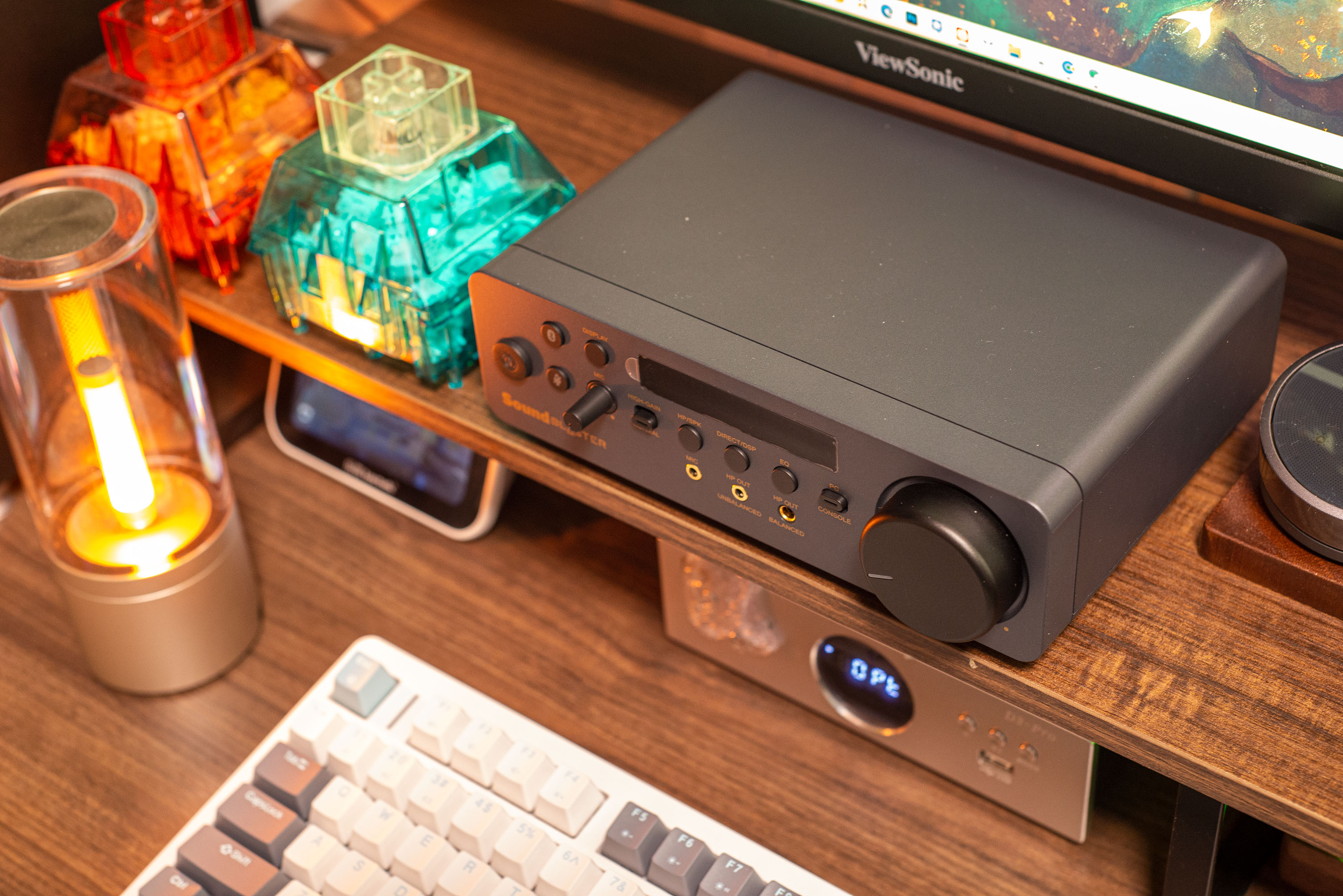 全网首晒、双CS43198+全平衡XAMP双耳放｜SoundBlasterX5外置声卡