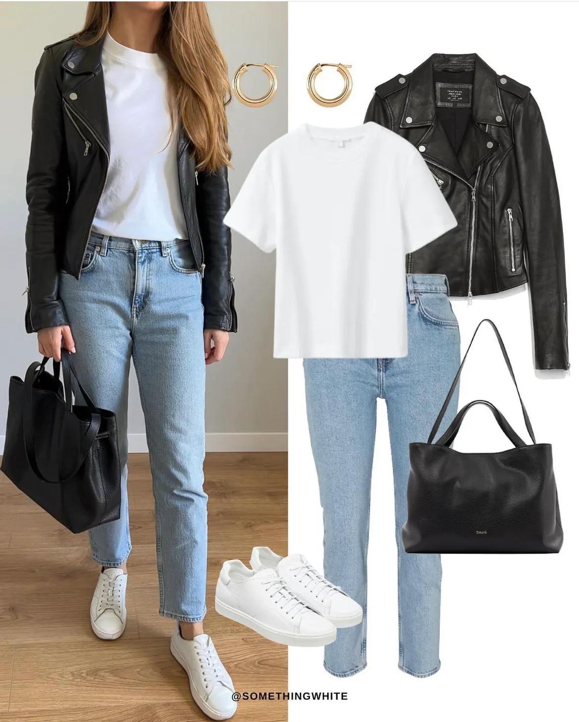 近50套经典实用的基础款穿搭来啦,10件百搭又时髦的秋冬穿搭