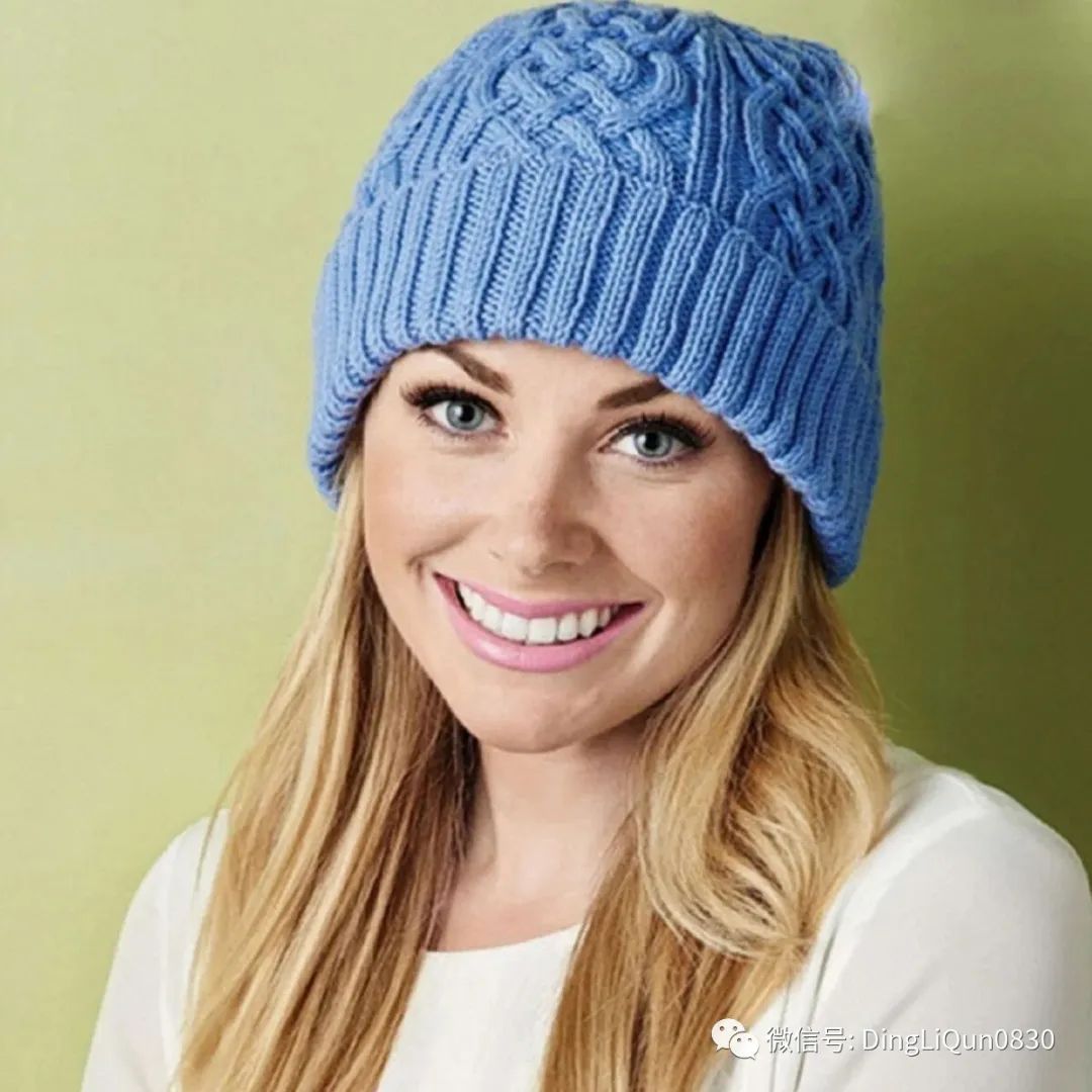 钩冬天帽子图解,冬天针织帽子的织法