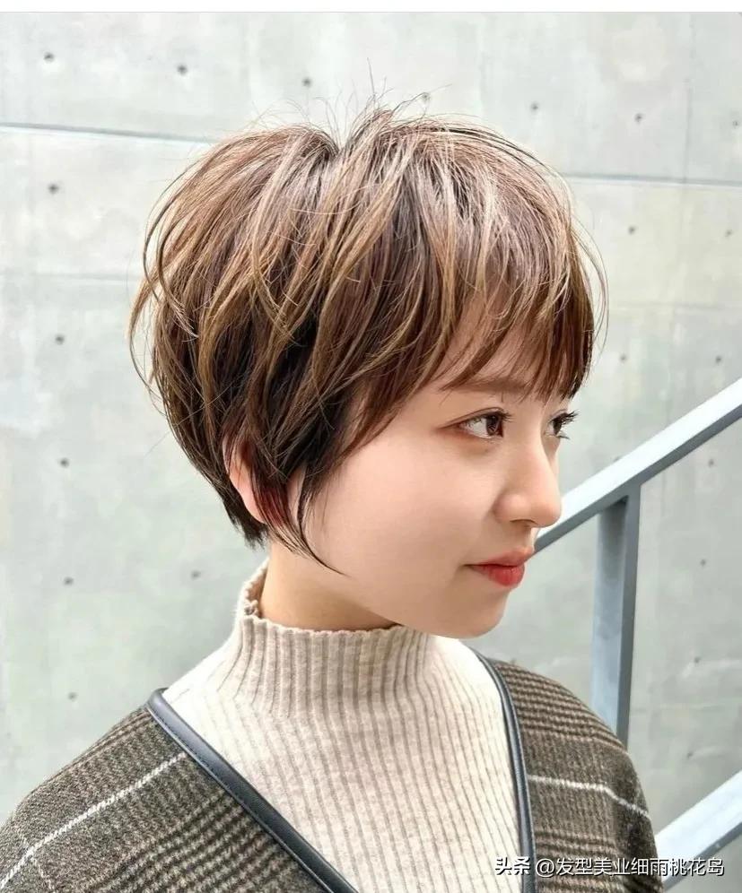 日系短发发型女圆脸,适合圆脸女生的超a日系短发