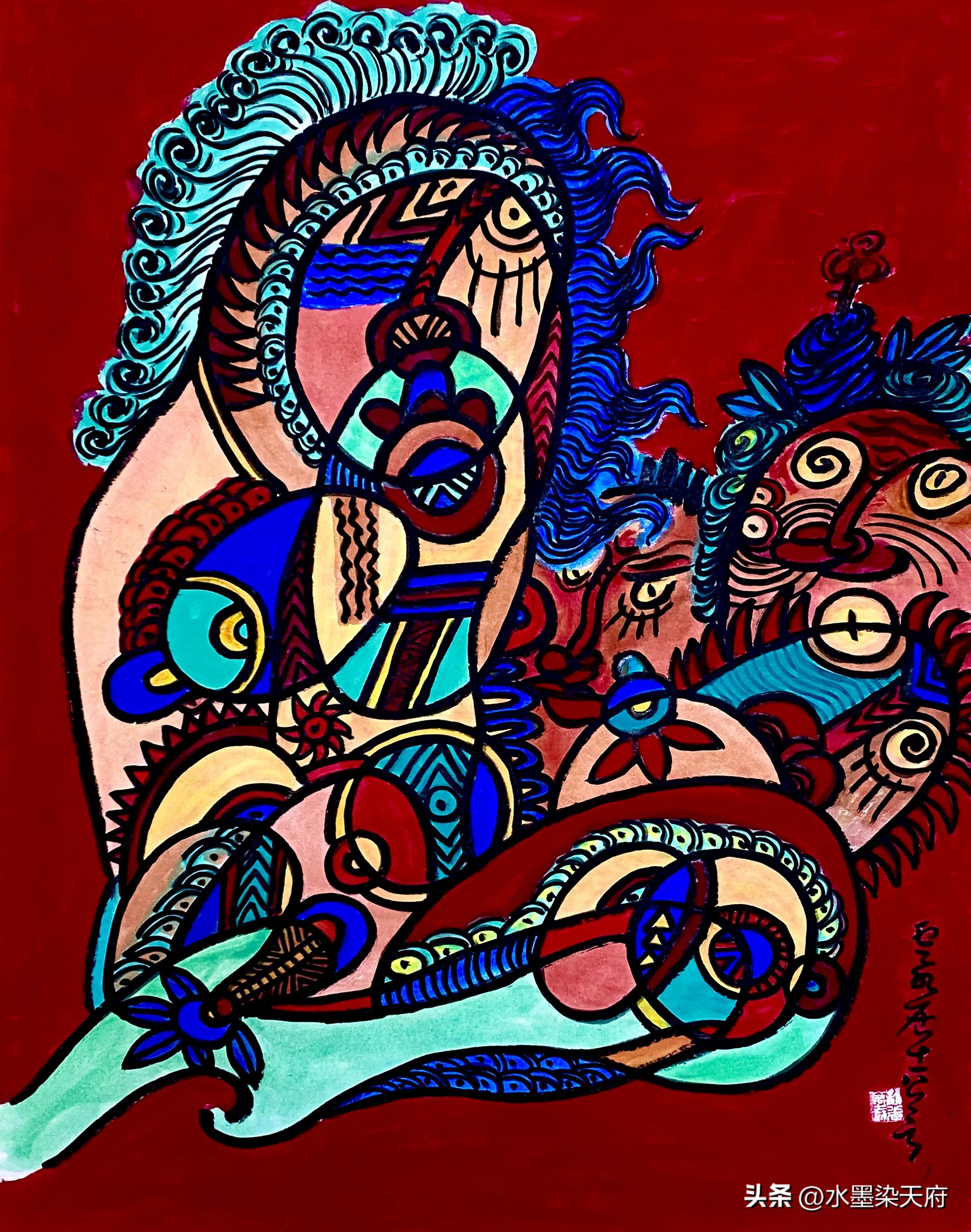 公言（龚光万）脸谱画作品选