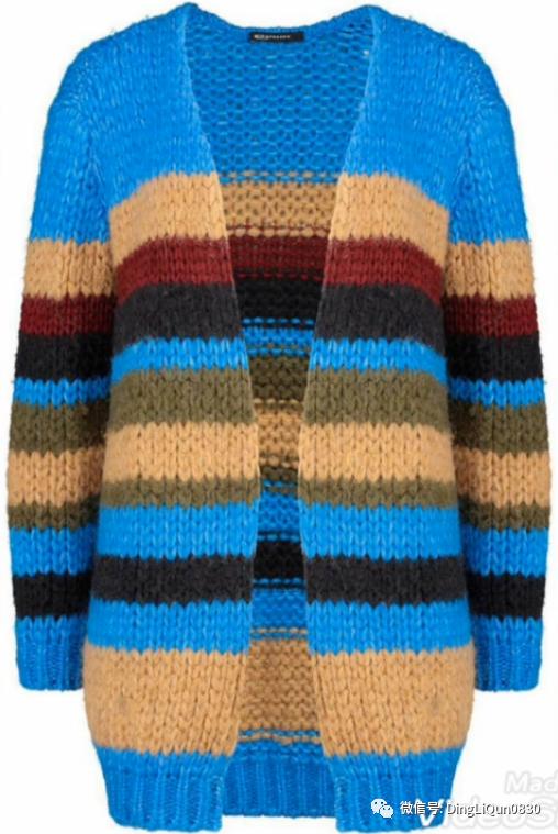 钩针短款开衫编织图解,钩针编织衣服成人开衫教程完整的