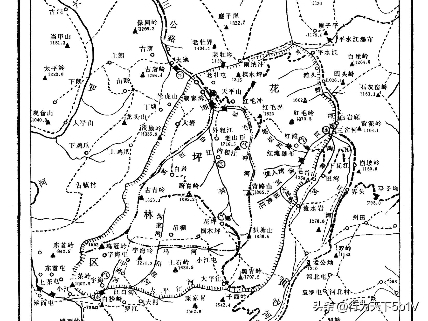 【探秘宛田红滩瀑布溯溪梦江吉翁瀑布】穿越花坪神秘风景线