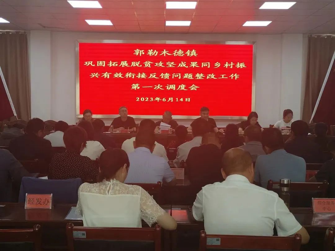 【一周综述】郭勒木德镇一周工作综述2023年第21期（2023年6月12日-6月18日）