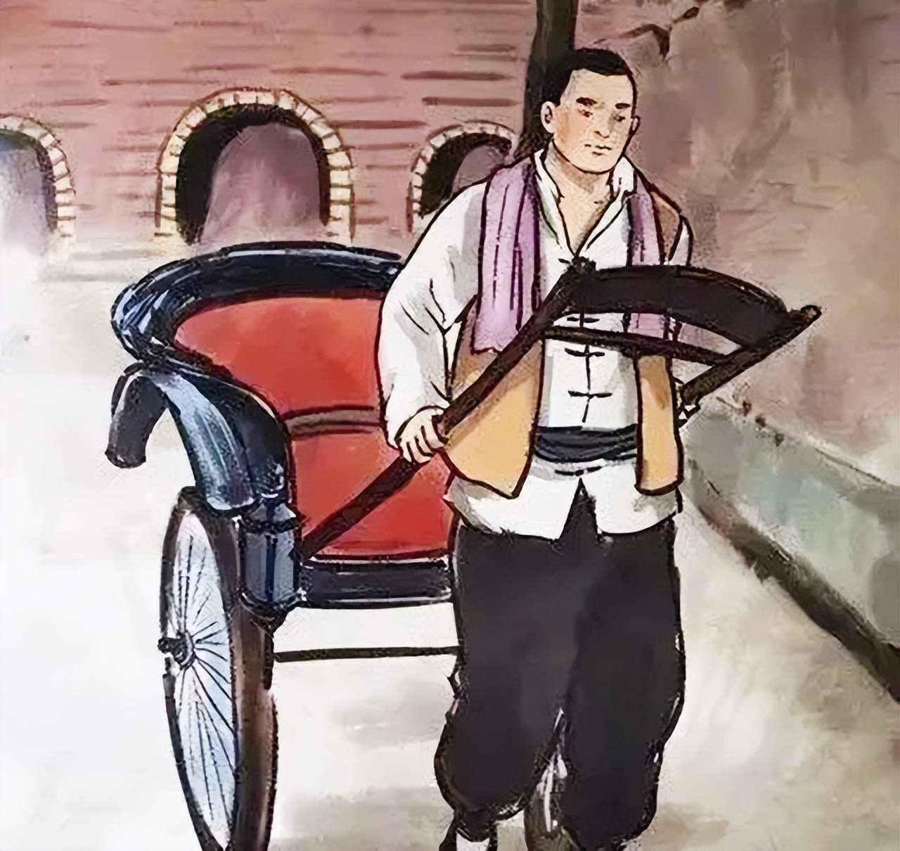 老舍笔下的骆驼祥子进行分析对比,老舍在骆驼祥子中描写的京味儿