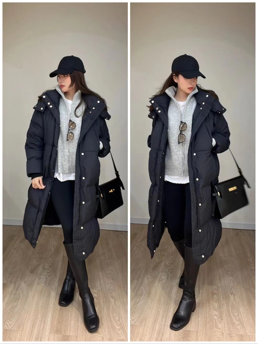 人人都有的羽绒服推荐,中长款黑色羽绒服怎么搭配裤子