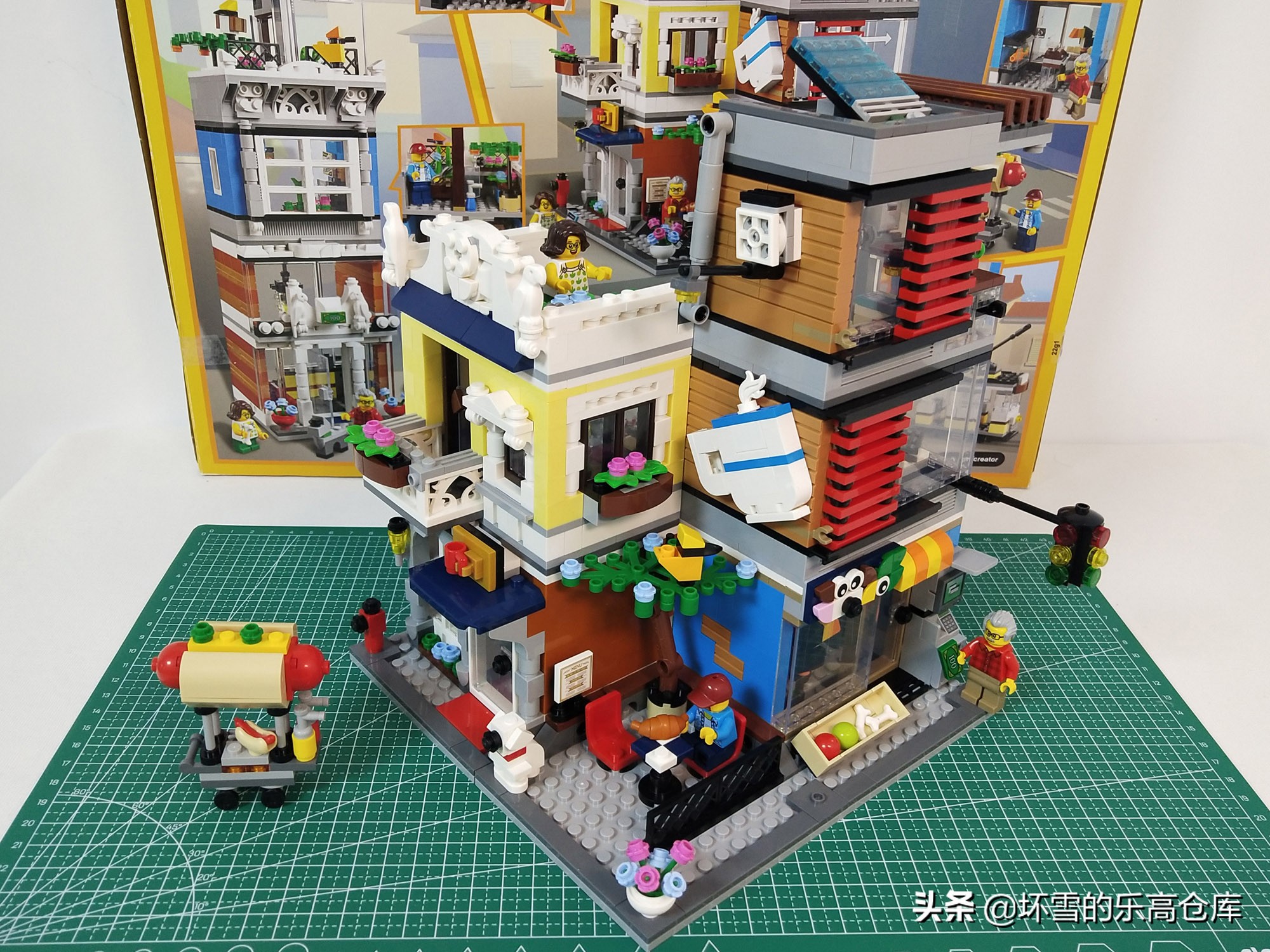 又大又炫酷的城市乐高,乐高创意百变街