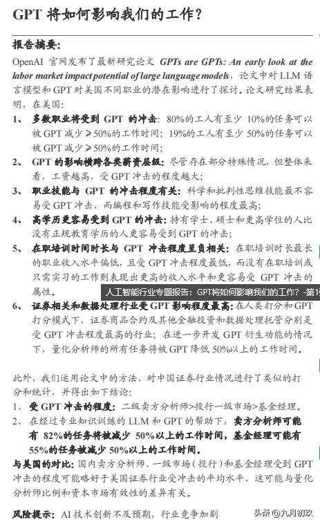 人工智能行业哪个岗位最吃香,未来十大工作不会被人工智能代替