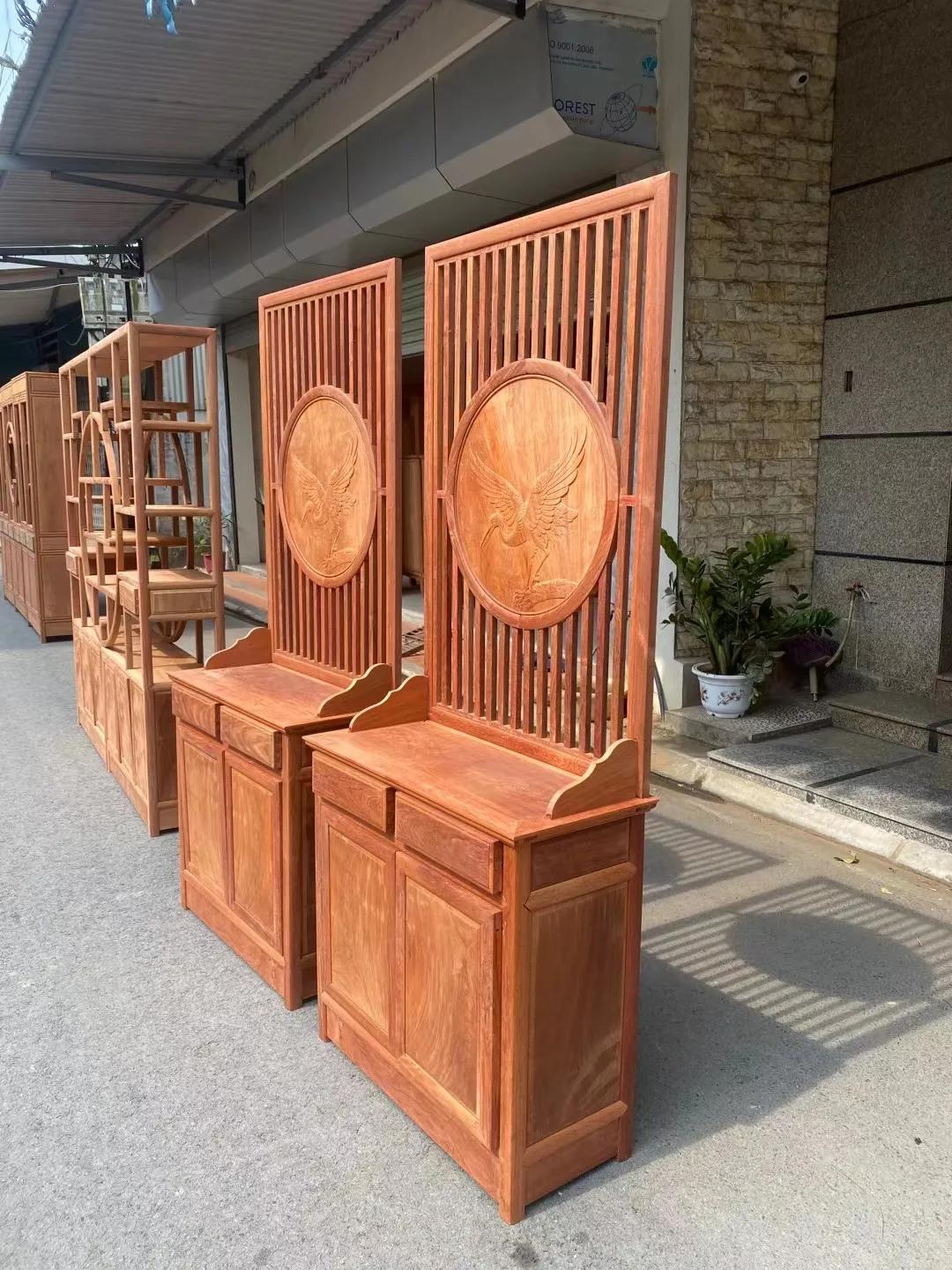 红木屏风工厂店,红木屏风柜价格