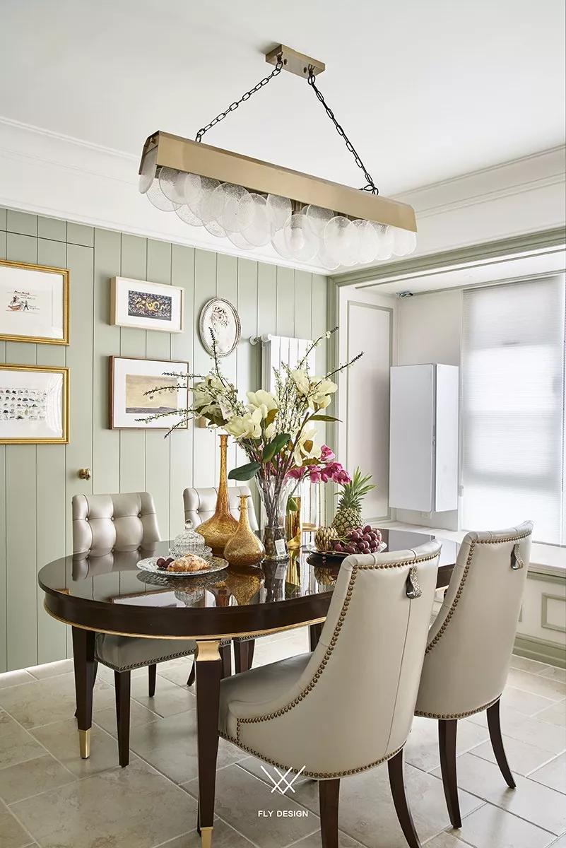 美式餐厅设计效果图小户型,美式简约风格餐厅设计效果图