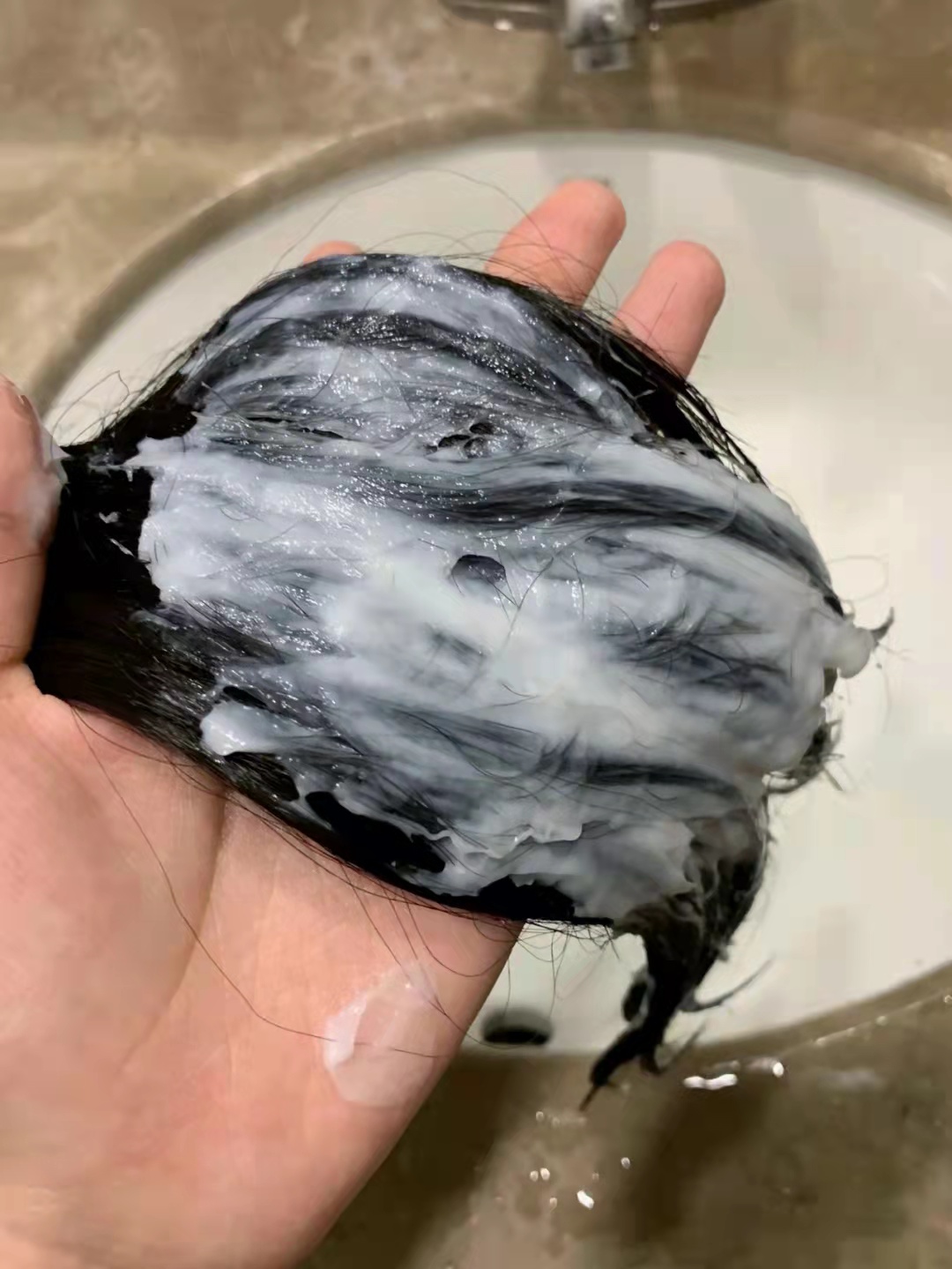 洗发方法博主,倒序洗头法护发素