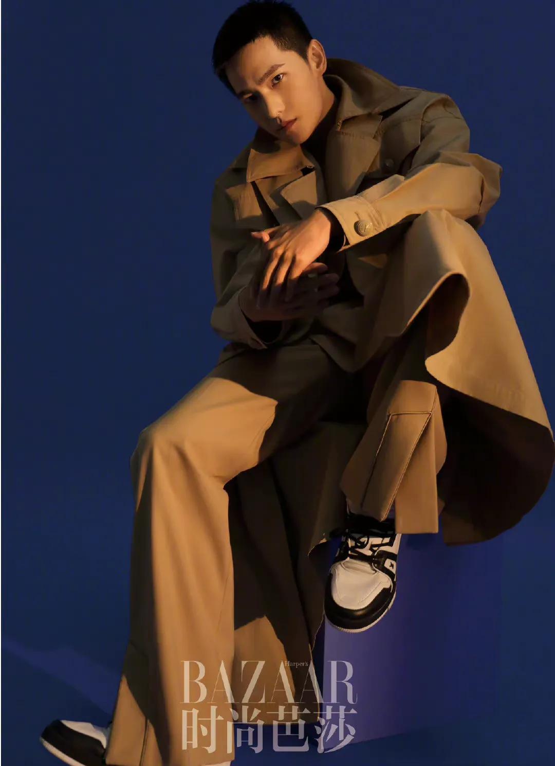 时尚芭莎肖战和谁拍过,时尚芭莎肖战年度盛典照片