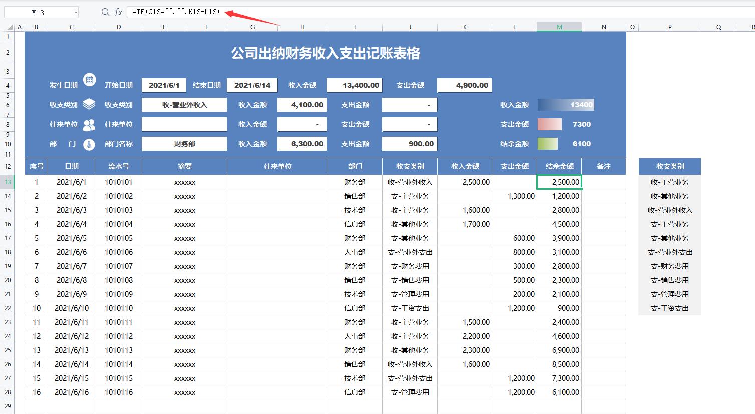 财务收入支出明细表自动生成,财务收入支出明细账表格怎么制作