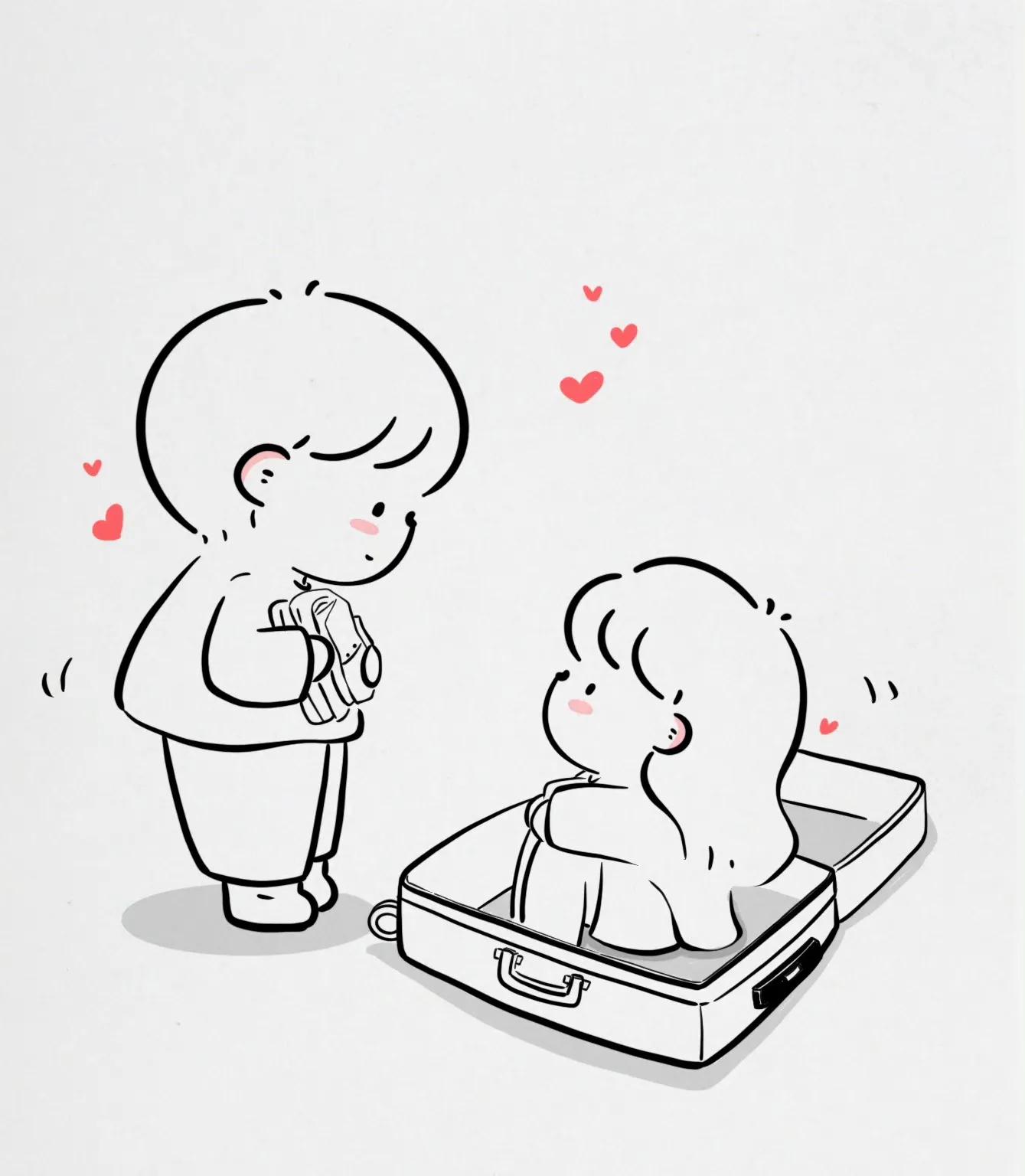 情侣头像爱情简单干净,双向奔赴的头像