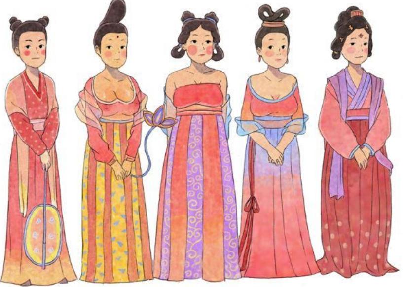 唐代服饰纹样图案介绍,唐代服饰纹样简单