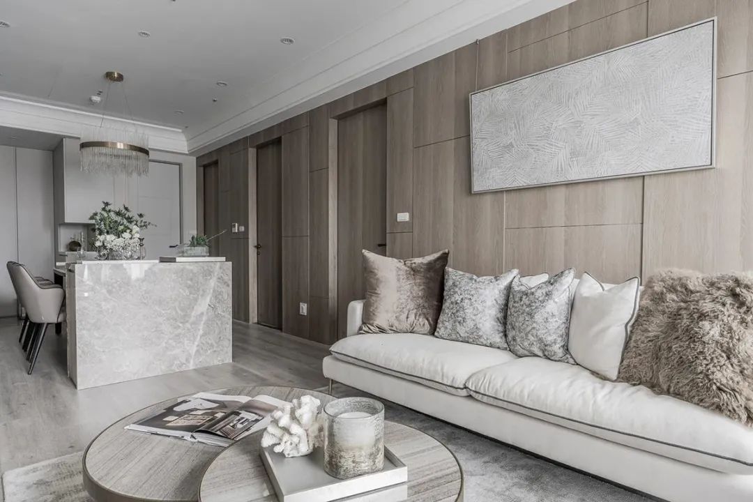 纯色暖灰色大理石效果图,浅白灰大理石纹理地砖装修效果图