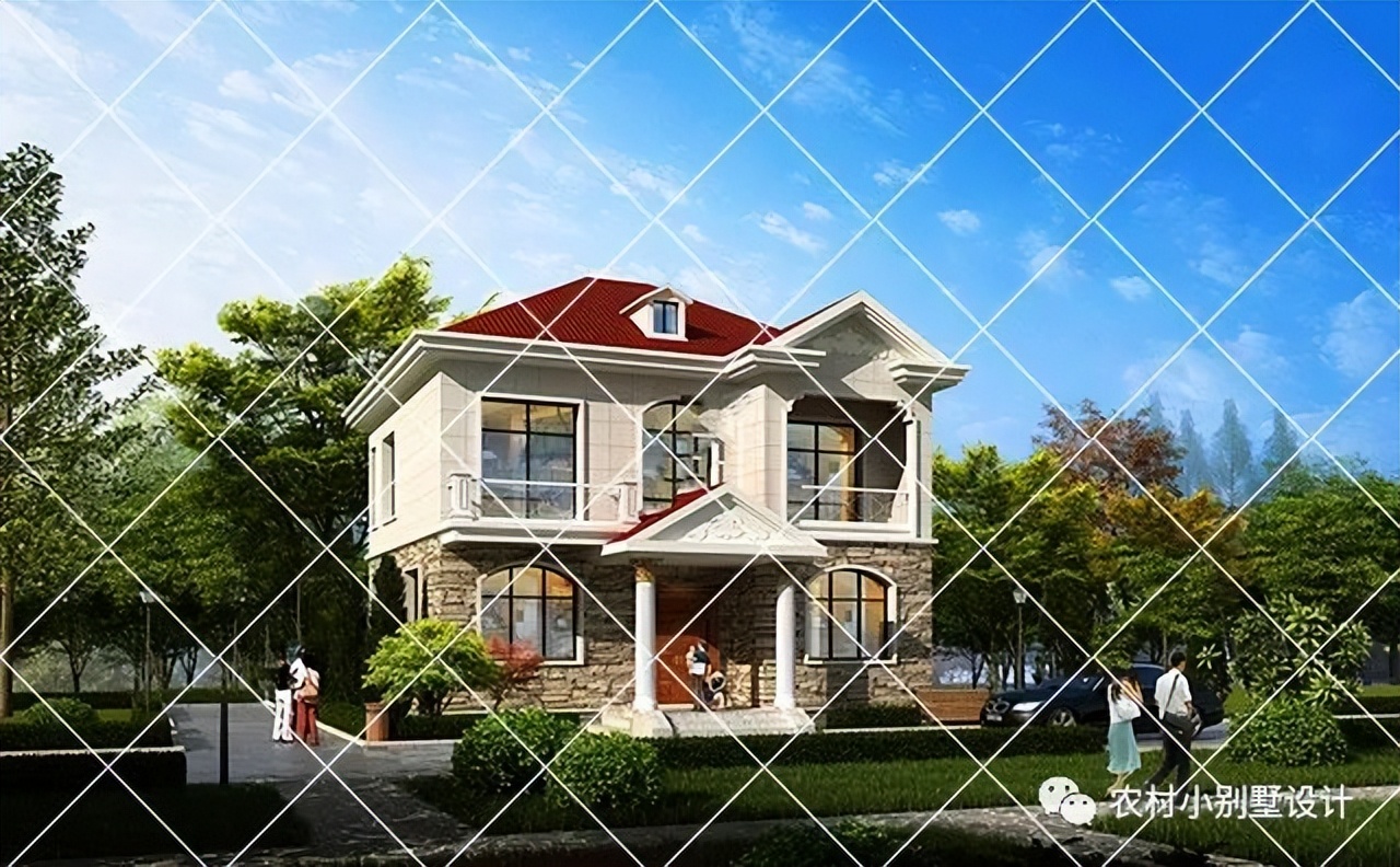 15套占地不足80平方二层农村自建房别墅设计；小宅基地玩出大花样