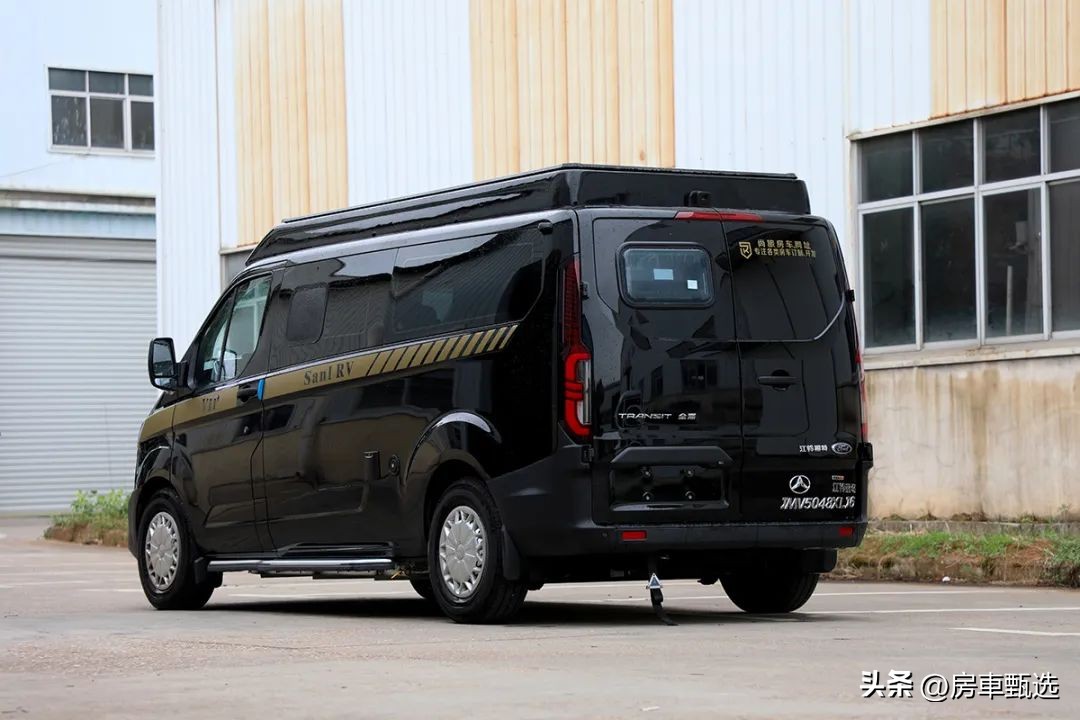 福特新全顺升顶商旅房车,福特新全顺2023款旅居房车