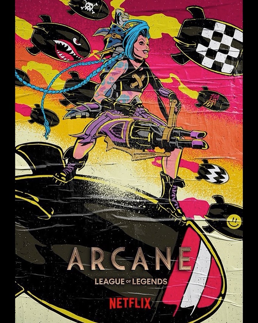 插画氛围感人物构图,复古美式波普插画