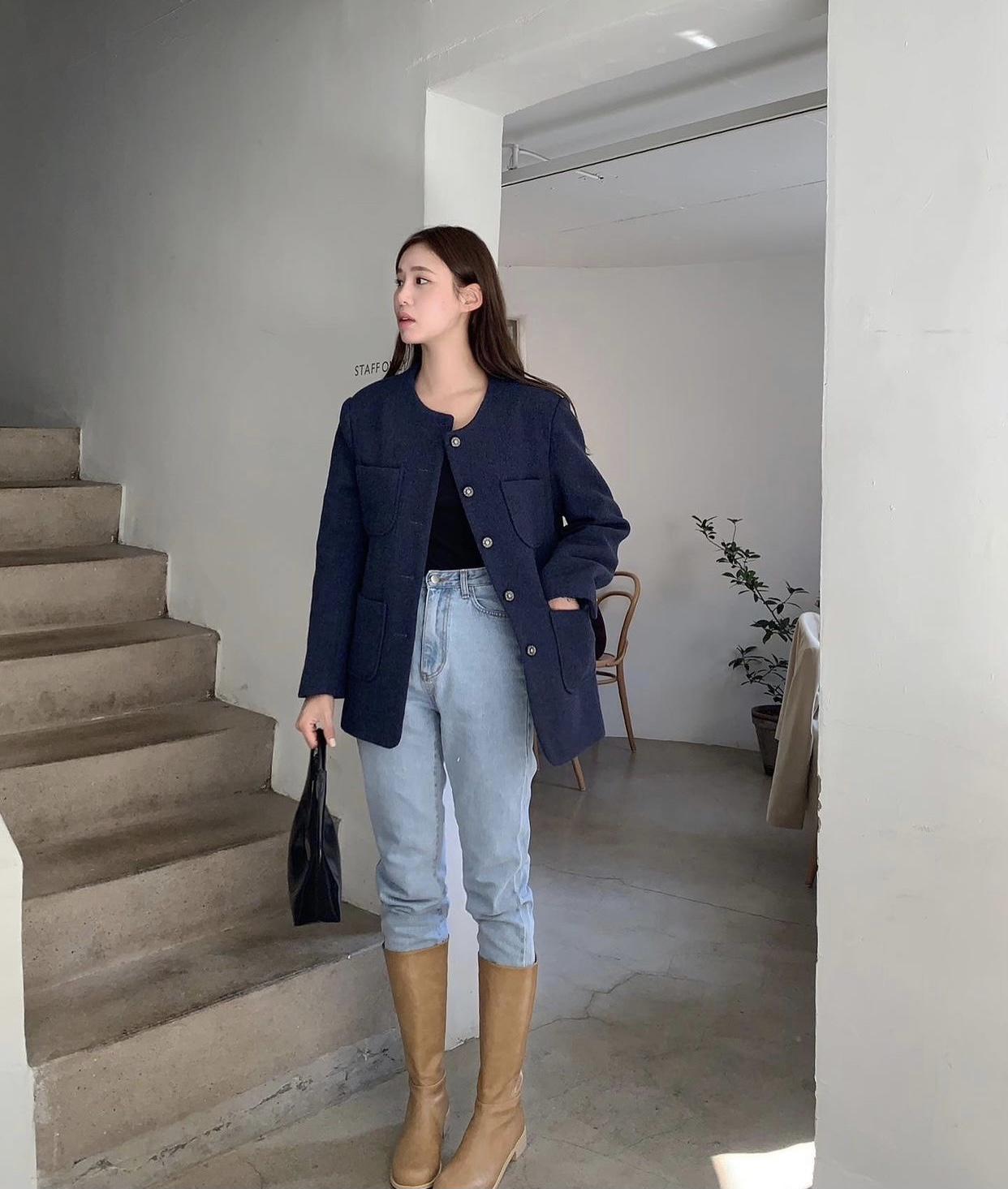 今年流行的长筒靴穿搭,今年最流行穿搭鞋子长筒靴