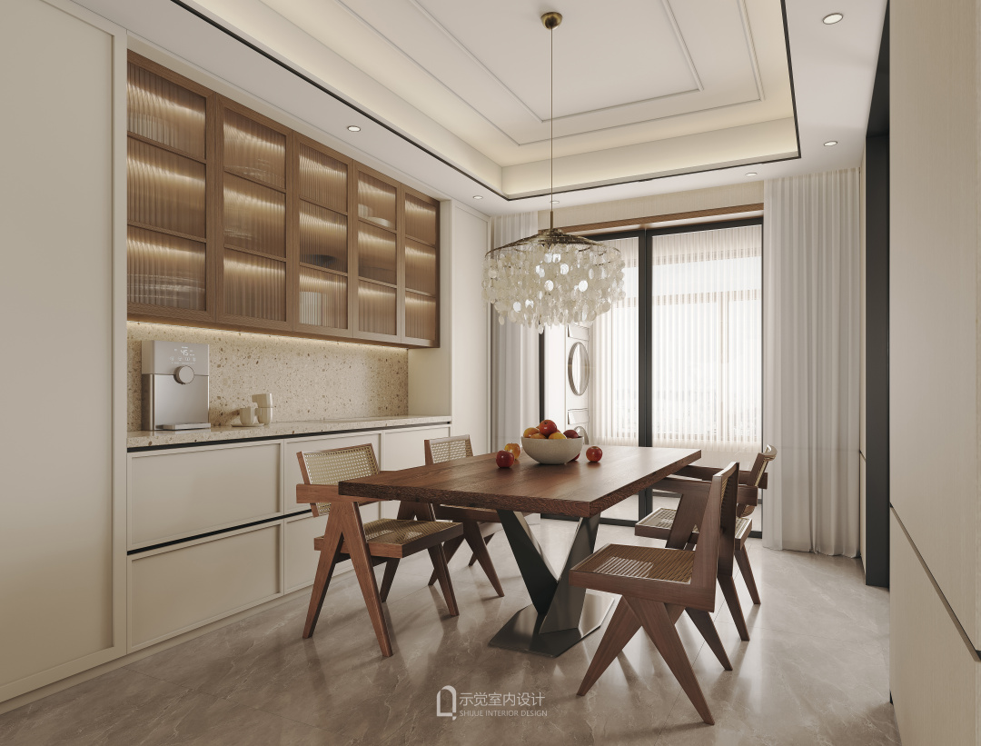 示觉设计|170㎡中粮瑞虹海景壹号,自然系轻法柔和私宅