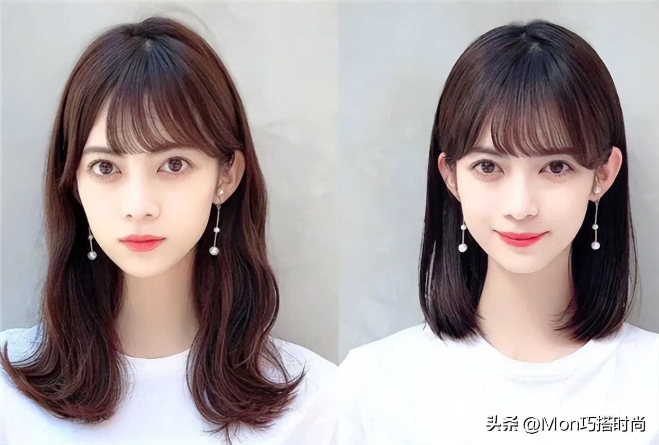 又酷又遮脸的发型,遮额头减龄的发型