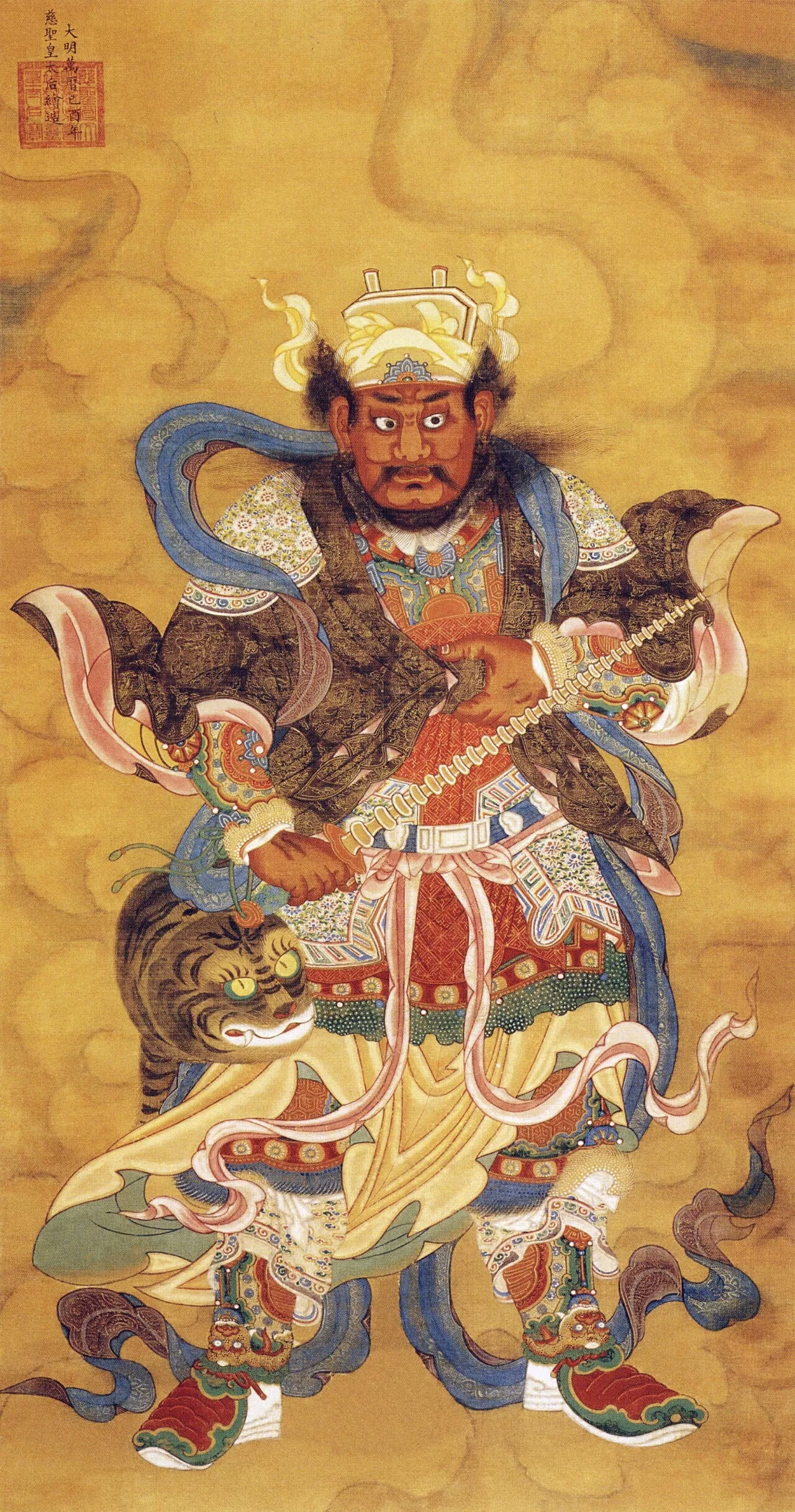 财神赵公明手机壁纸,赵公明招财壁纸