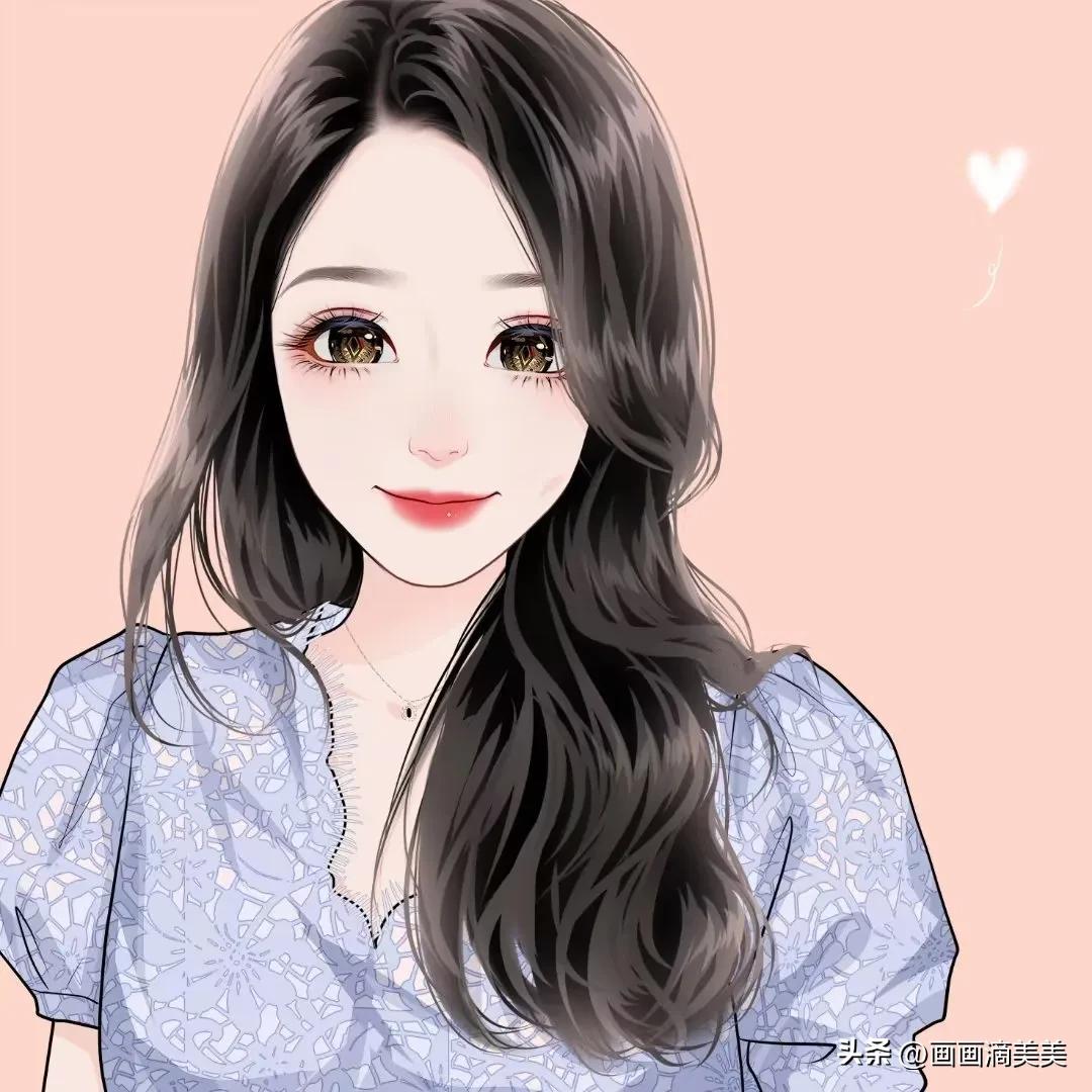 最新女生手绘头像高级质感,高颜值手绘头像女生复古
