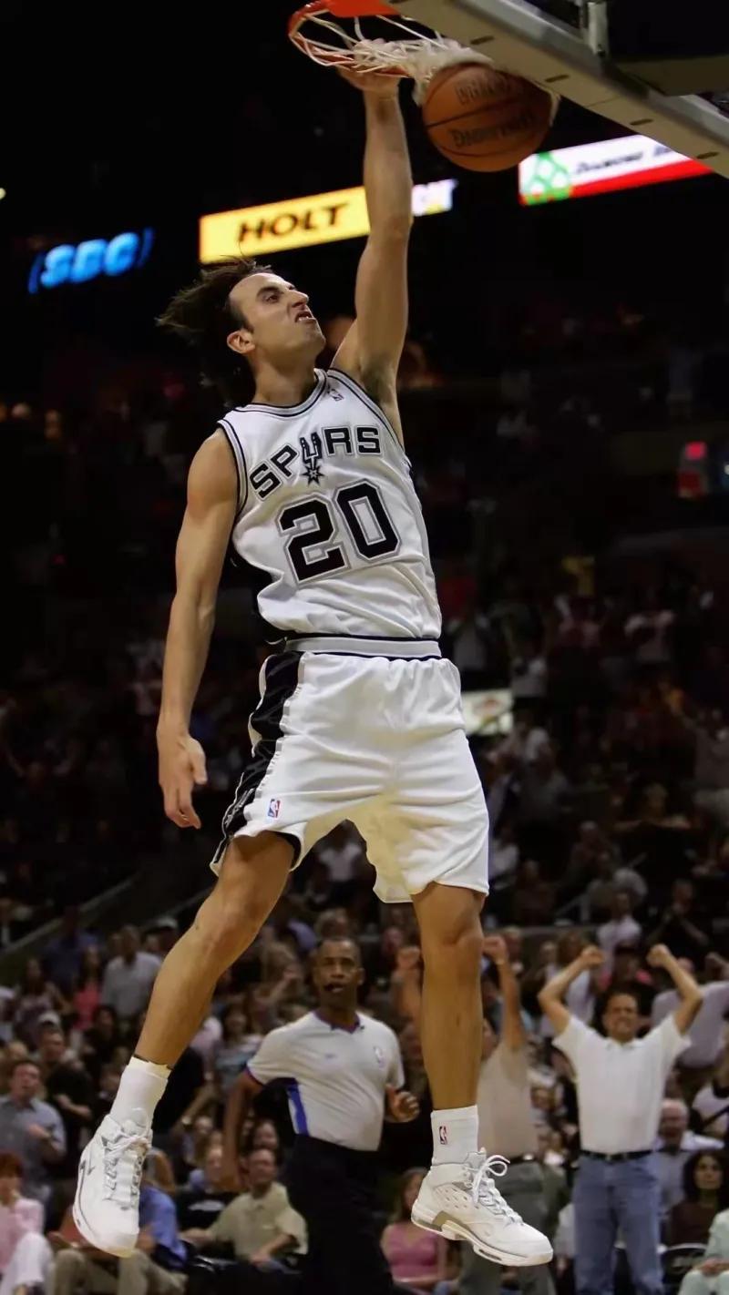 马刺50号球员,马刺吉诺比利职业生涯场均