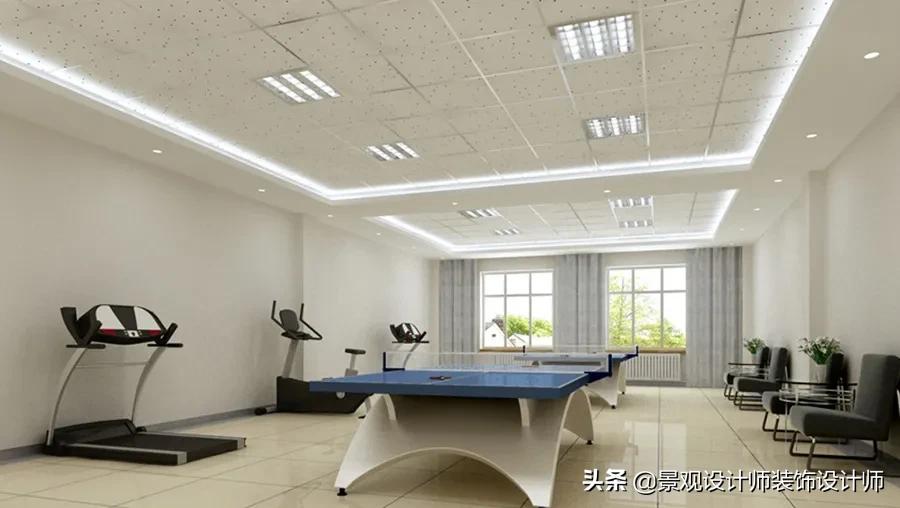 健身房设计方案效果图费用,健身房设计案例大全