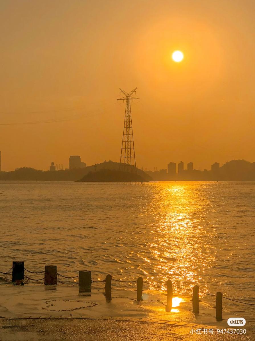厦门秋天的夜,厦门秋天的夕阳