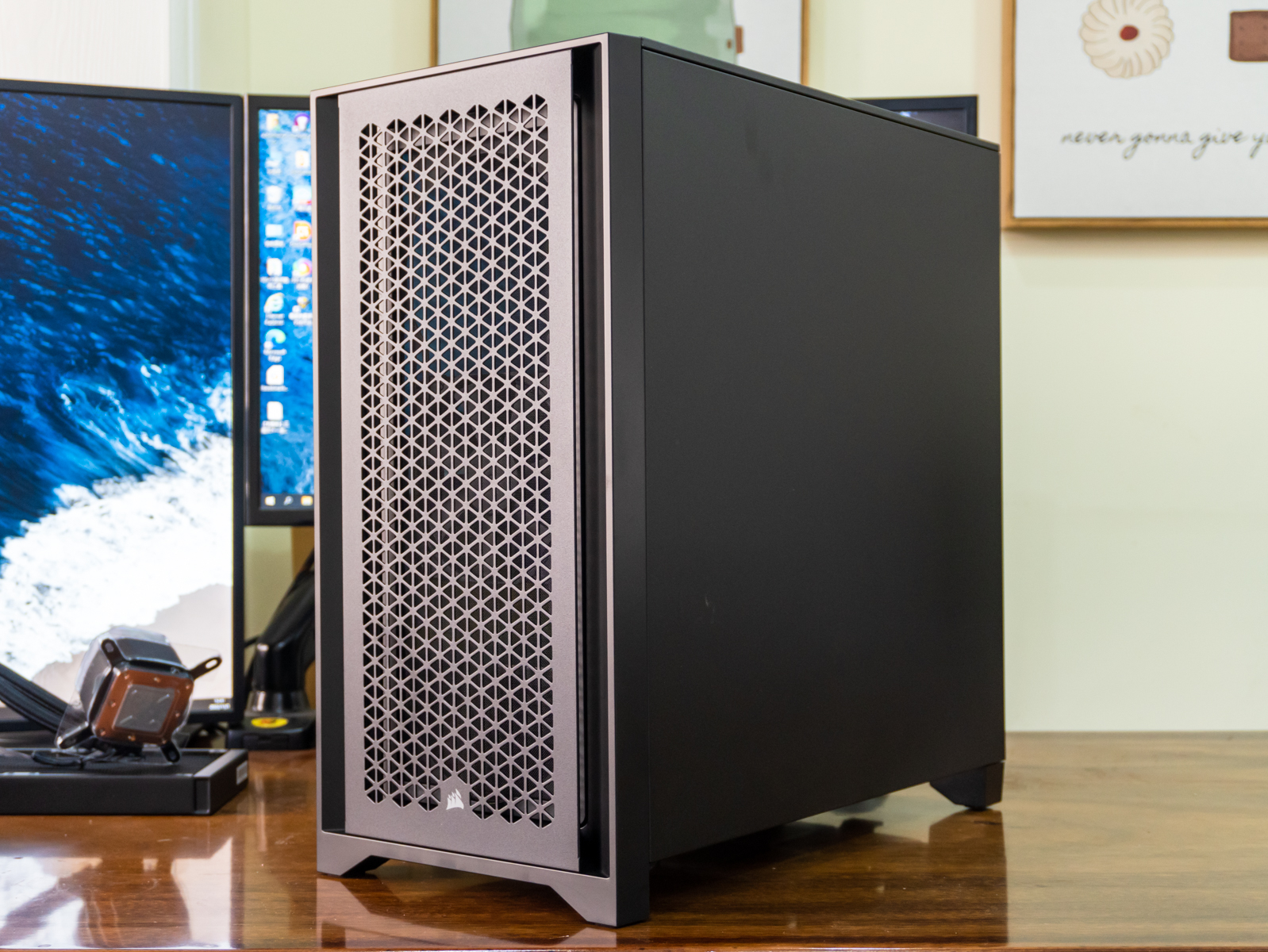 海盗船水冷散热器换新,海盗船h5sf水冷散热器