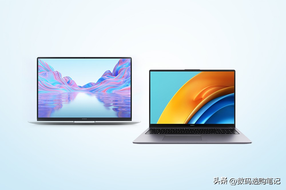 荣耀magicbook16和华为matebookd16,荣耀magicbookx14和华为matebook16区别