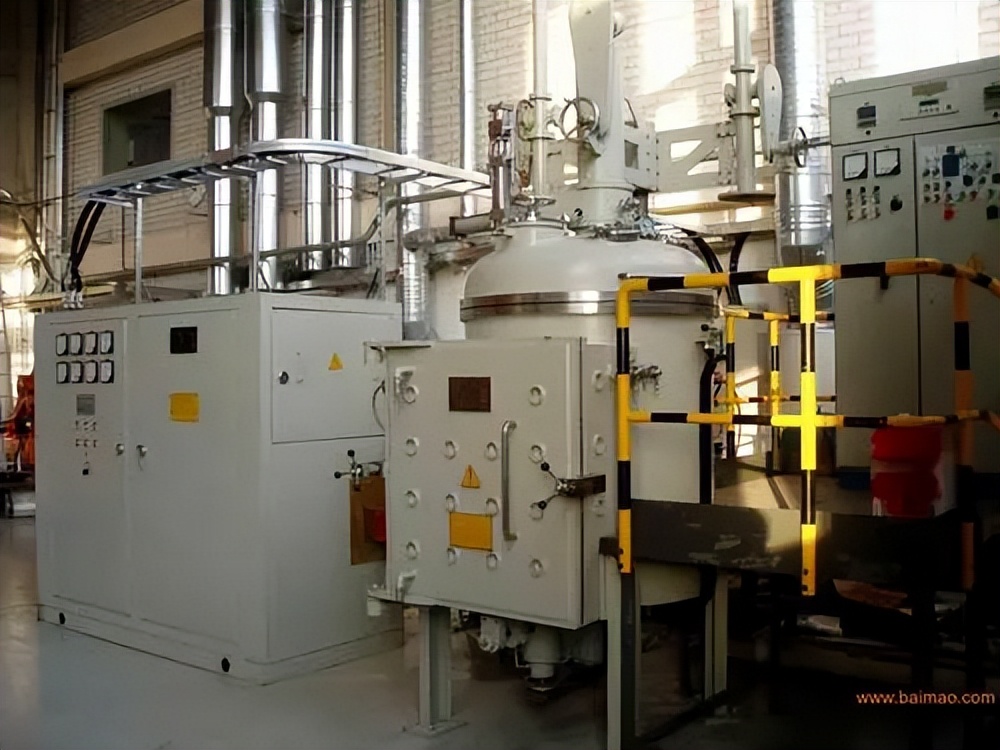 真空感应熔炼炉原理图,高温合金真空感应熔炉