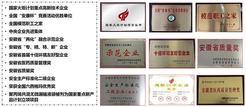 安徽双鹤药业的产品,双鹤药业大输液