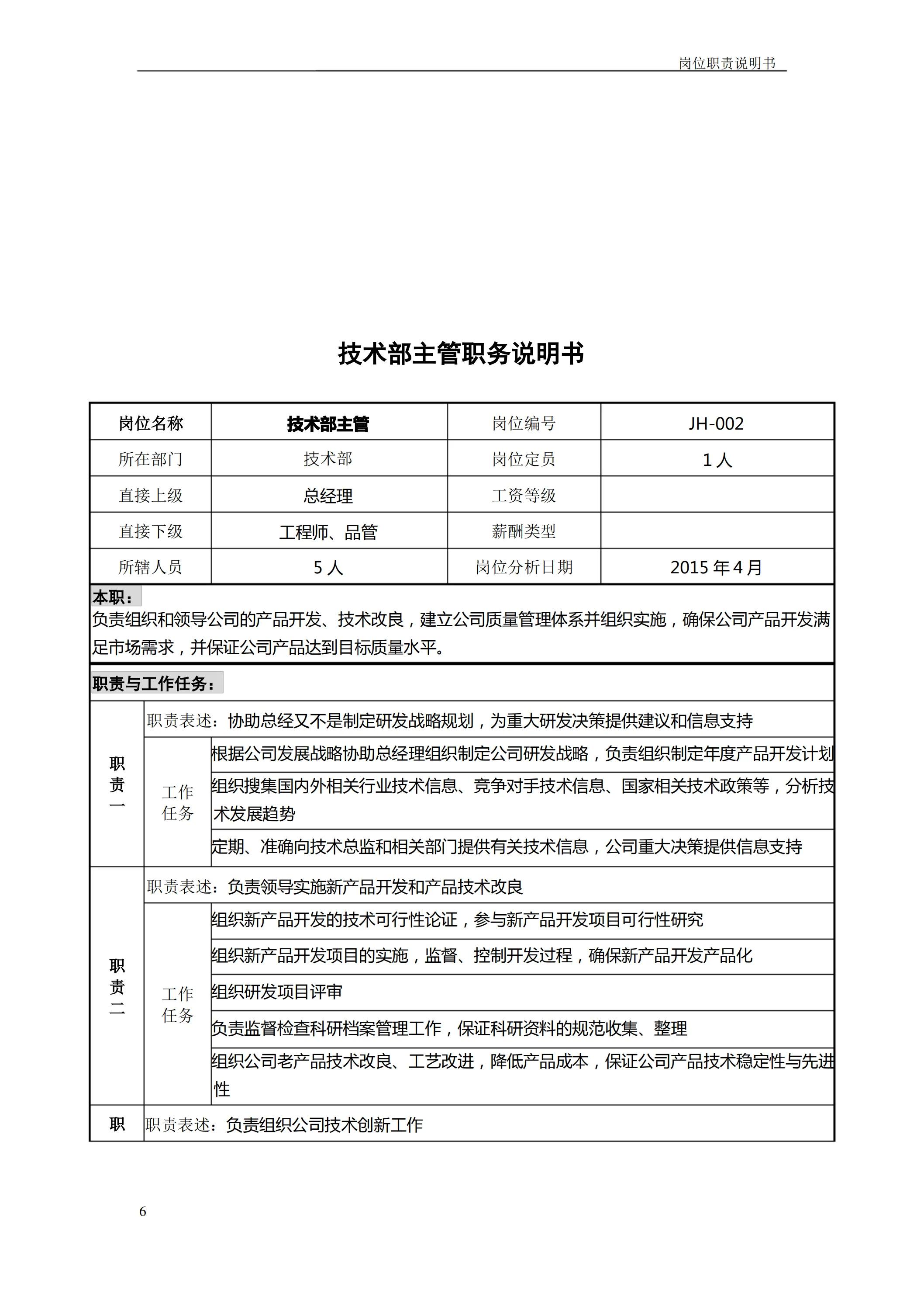 公司岗位职责及工作流程如何落地,工作流程和岗位说明书