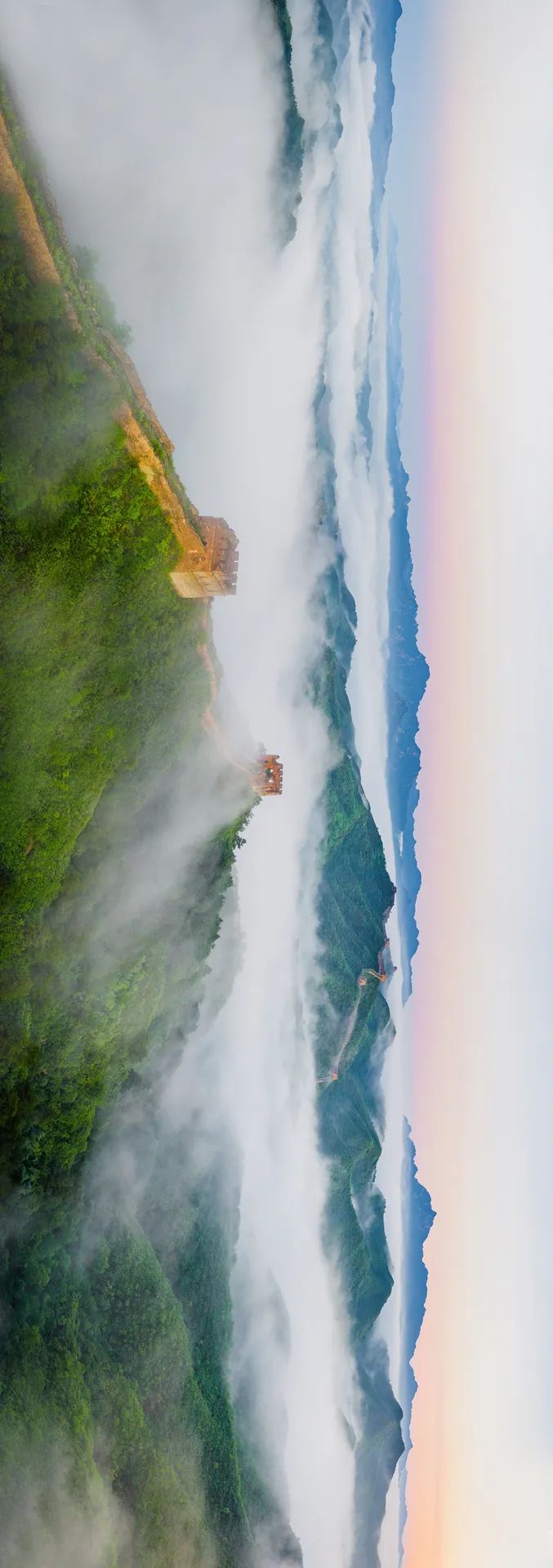 雄伟壮观的长城拍摄,震撼的巨幅长城摄影作品