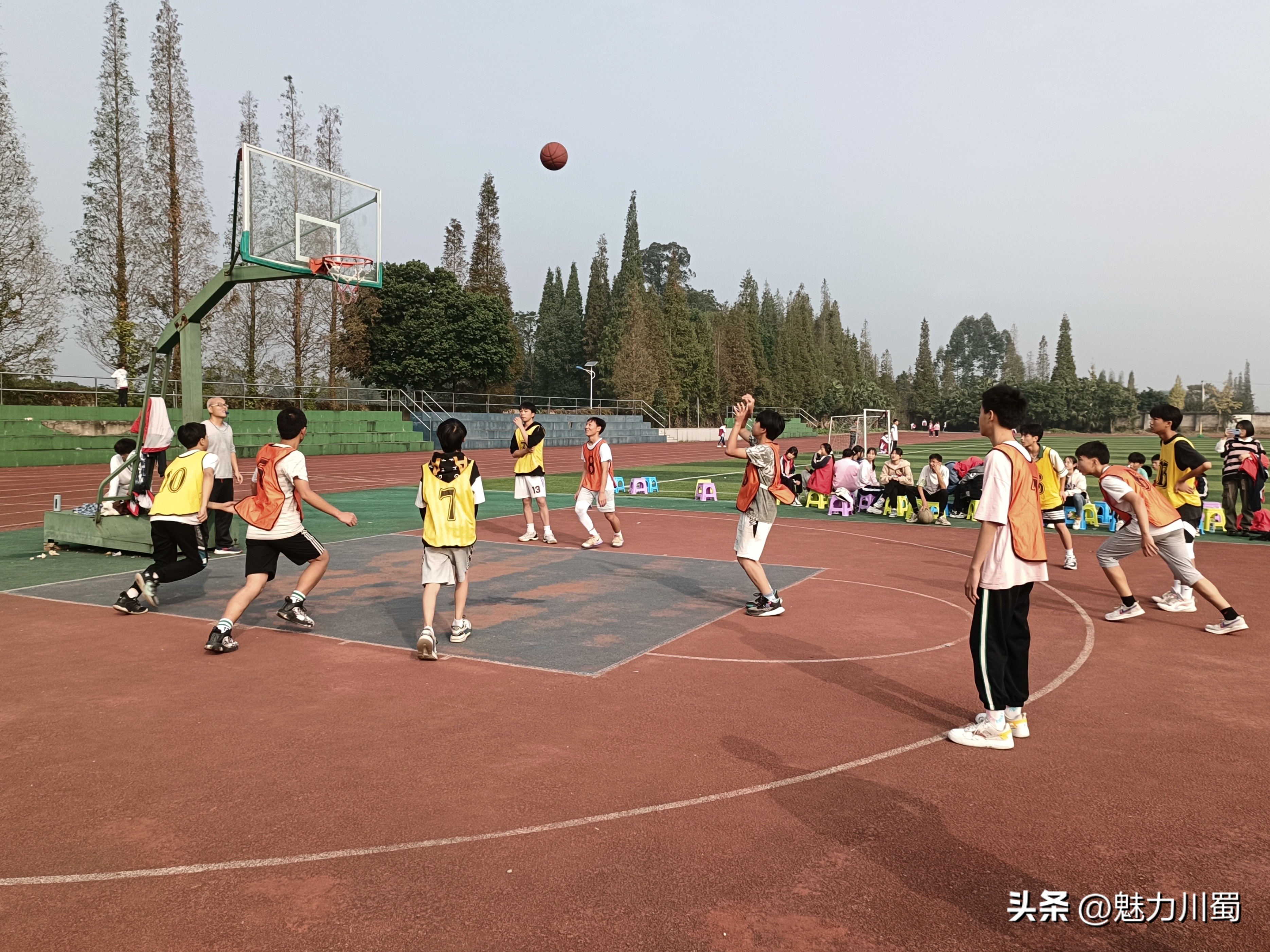 洪雅县洪中校运动会开幕式,洪雅花溪中学田径运动会