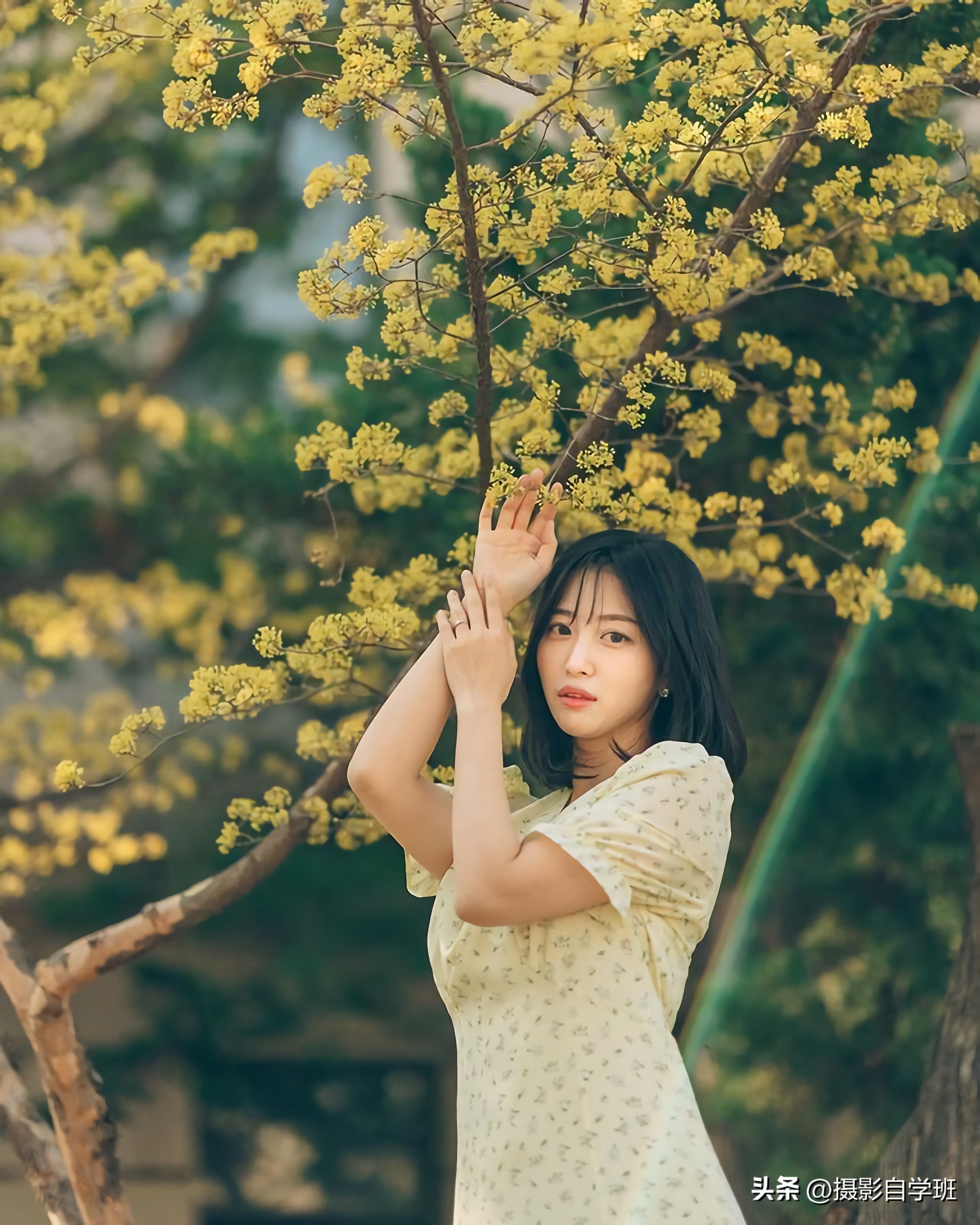 秋天拍照姿势大全高级感,秋天拍照姿势多人外景站姿